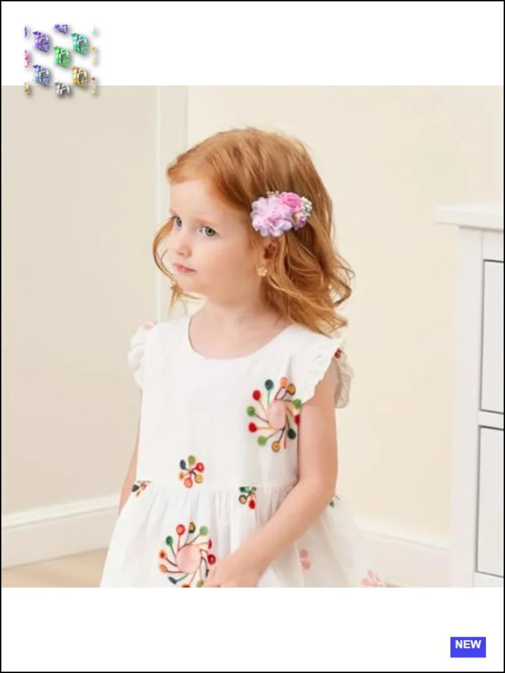 Handmade Flower Hair Bows Faux Pearl Floral Clips for Toddlers Kids Children